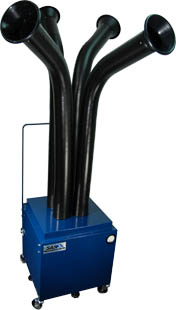 Quad Arm Fume Extractor